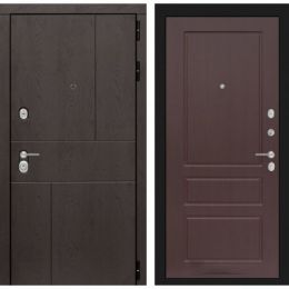 Входная дверь Лабиринт URBAN - 03 Орех премиум