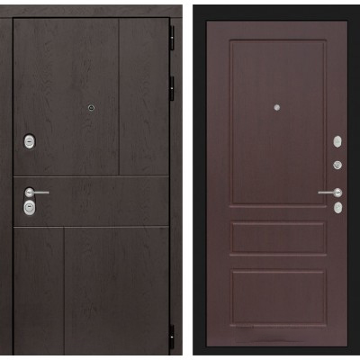 Входная дверь Лабиринт URBAN - 03 Орех премиум