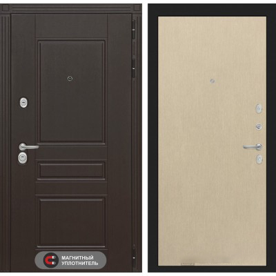 Входная дверь Лабиринт MEGAPOLIS - 05 Венге светлый