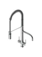 Смеситель для кухонной мойки Quadro design Idealaqua Inox 323/1 CR с выдвижным душем схема 1 Смеситель для кухонной мойки Quadro design Idealaqua Inox 323/1 CR с выдвижным душем схема 1