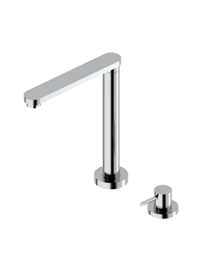 Изображение Кухонный смеситель Quadro design Kitchen Brass 334 CR дистанционный складной излив