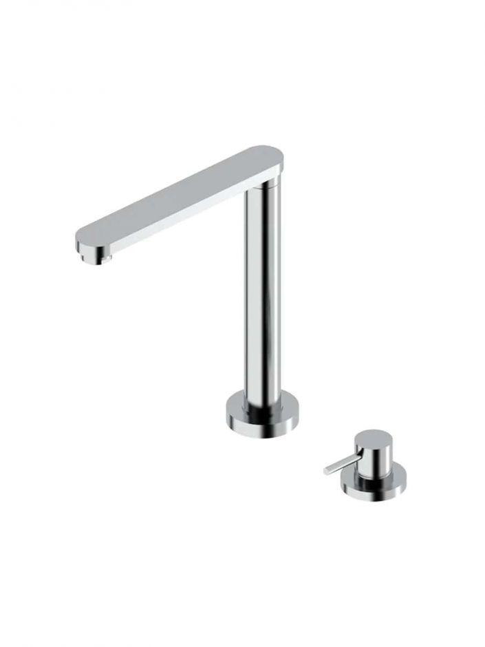 Изображение Кухонный смеситель Quadro design Kitchen Brass 336/1 CR встраиваемый