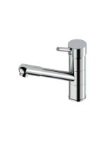 Кухонный смеситель Quadro design Kitchen Brass 77 CR прямой излив с душем схема 2