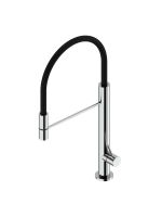 Кухонный смеситель Quadro design Kitchen Brass 398 гибкий излив схема 1