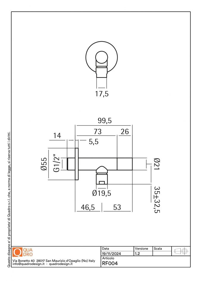 Вентиль-фильтр Quadro design Complements RF004 AS 2 шт. ФОТО