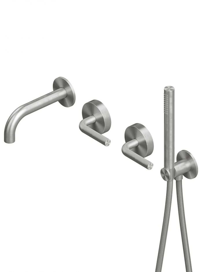 Смеситель для ванны и душа Quadro design Levo 14 69 AS настенный