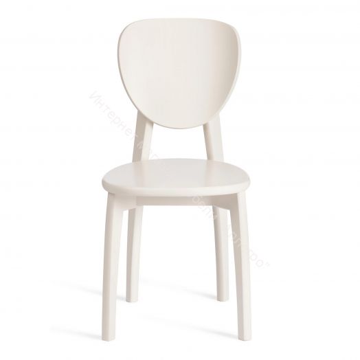 Стул DIAMANTE жесткое сидение бук, 42 х 42 х 85 см, ivory white