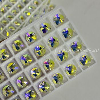 K9 Luxe Пришивные Стразы Crystal_AB Риволи 12 мм