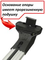 Багажник на крышу Honda N-BOX II (минивен, 2017-2023), Lux City (без выступов), с замком, серебристые крыловидные дуги