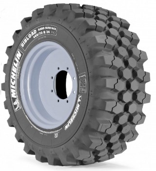 Шина 340/80R18 BIBLOAD HARD SURFACE TL143A8/143B MICHELIN