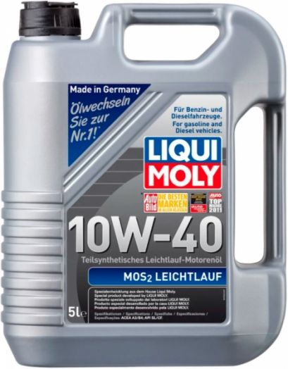LIQUI MOLY MoS2 Leichtlauf 10W-40, 5л