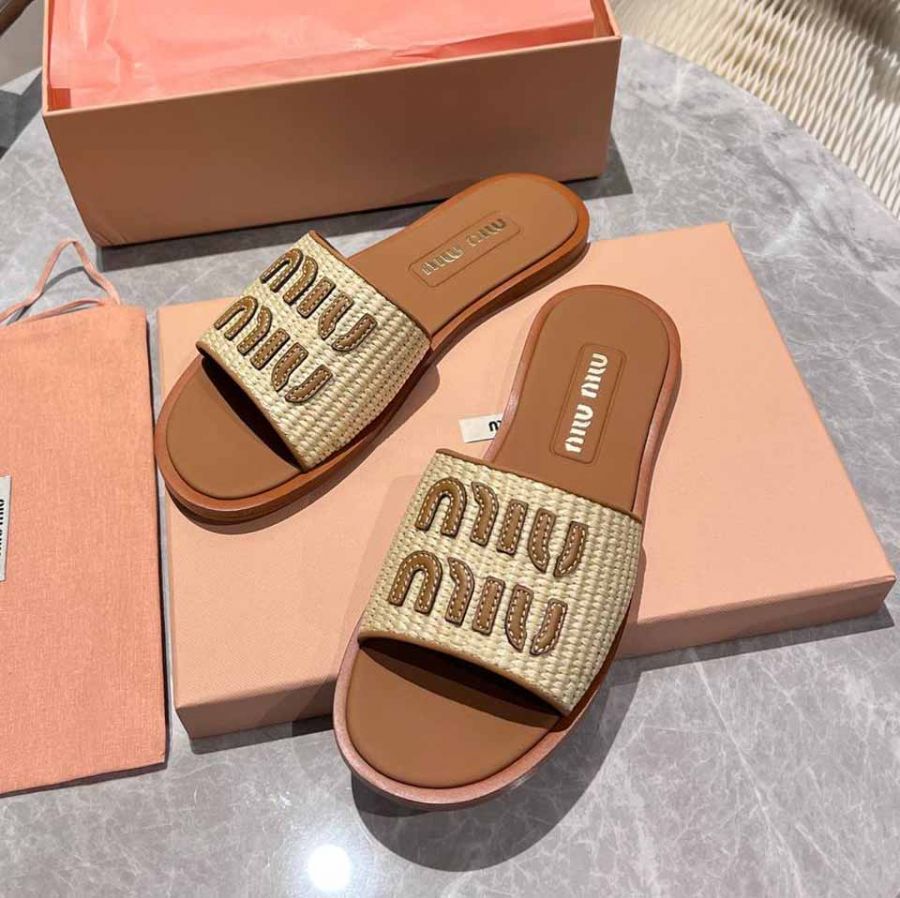 Шлепанцы MIU MIU Premium