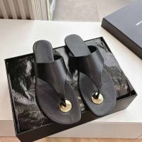 Сланцы шлепанцы Saint Laurent Premium