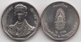 Таиланд 2 бата "42 года правления короля Рамы IX" 1988 год UNC