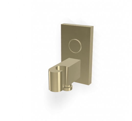 Держатель для душа из латуни с подводом воды 1/2 Fima Сarlo frattini Switch F5924/1 схема 10