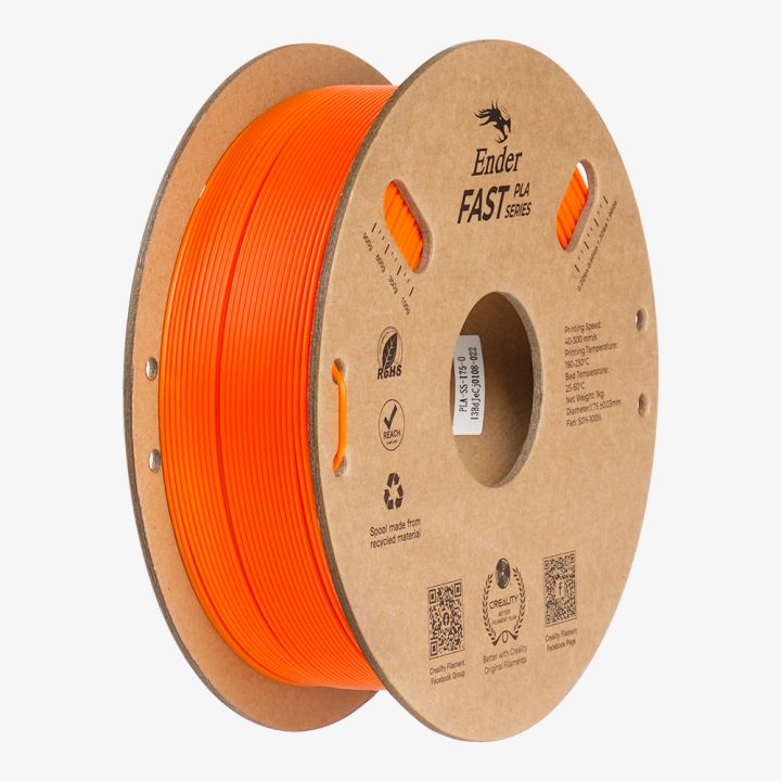 Пластик Ender Fast PLA 1кг, 1,75мм Оранжевый
