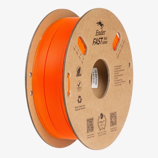 Пластик Ender Fast PLA 1кг, 1,75мм Оранжевый