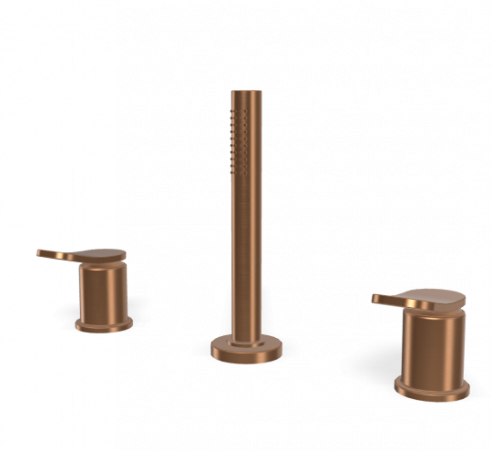 Смеситель к борту ванны Fima carlo frattini Flo F3814/1N схема 13