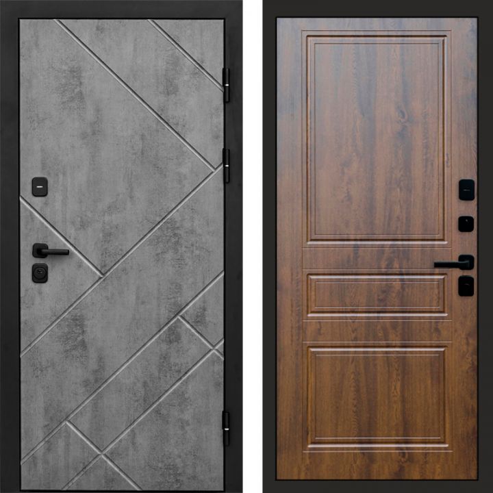 Входная дверь Termo-door Стоун Бетон - Классика Дуб