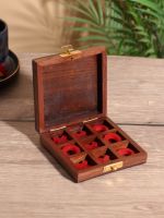 Настольная игра «Крестики-нолики», 10?10 см, дерево шишам, смола