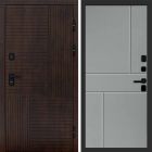 Входная дверь Termo-door Премиум винорит Веста Дуб с терморазрывом - Горизонт Грей софт