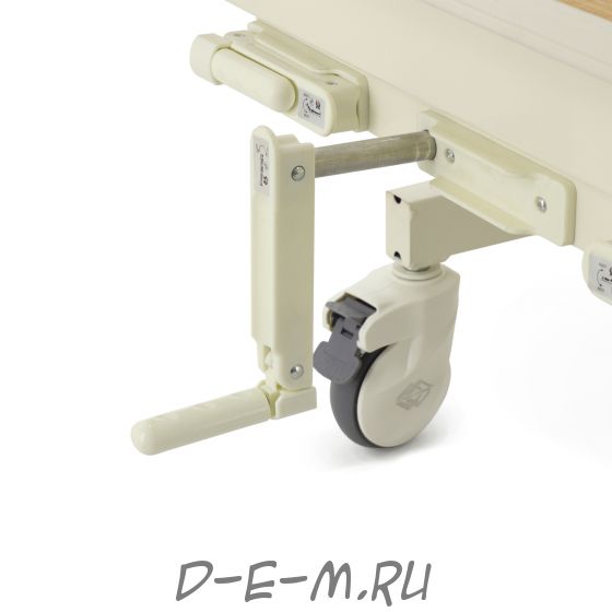 Кровать механическая Med-Mos E-31 (РМ-3024Д-02) с регулировкой высоты, растоматом и полкой
