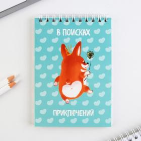 Скетчбук А6, 40 л. 100 г/м "Корги"