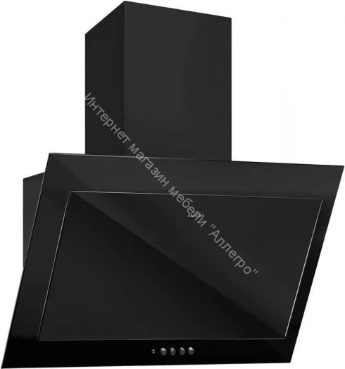 Вытяжка каминная Elikor Коралл 60П-430-К3Д, чёрный (152187)