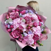 Букет Розовый Гигант