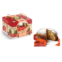Панеттоне с апельсиновым кремом, Condorelli, 1000 г, Panettone farcito con crema pasticcera all'arancia 1000 g