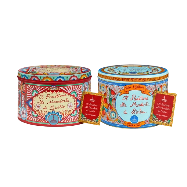 Панеттоне с сицилийским миндалем Dolce & Gabbana Fiasconaro 1000 г, Panettone alle mandorle 1000 g