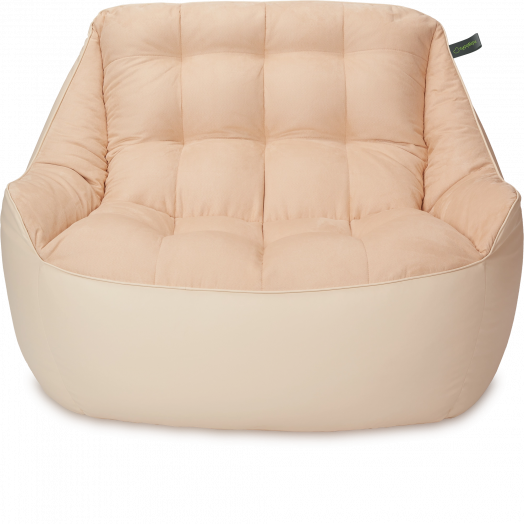 Диван Босс  Кожа Бежевый