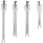 Комплект из 4-х ремешков для мотобот Leatt Kit 5.5 White (2026)