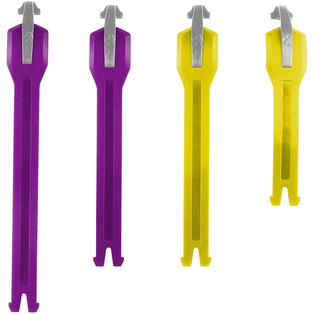 Стрепы к мотоботам Leatt 5.5 FlexLock Strap Kit Purple/Yellow (2026)