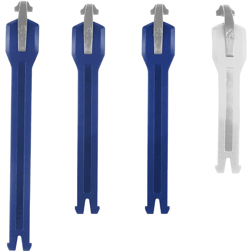 Стрепы к мотоботам Leatt 5.5 FlexLock Strap Kit Blue/White (2026)