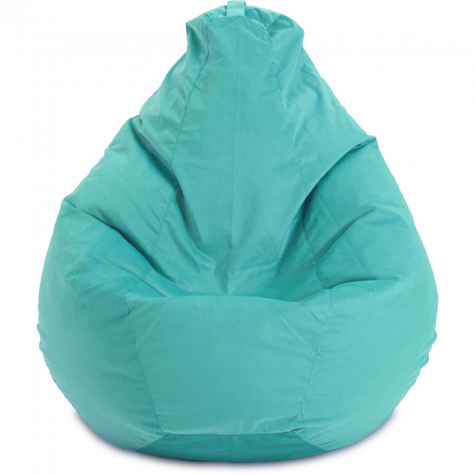 Кресло-мешок Груша  Велюр Бирюзовый