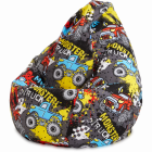 Кресло-мешок Груша  Жаккард Монстер Трэк