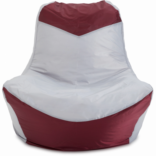 Кресло-мешок Классическое  Серый и бордовый