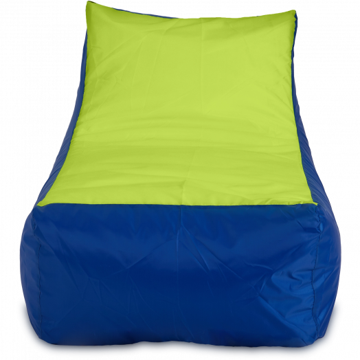 Кресло-мешок Кушетка  Синий и лайм