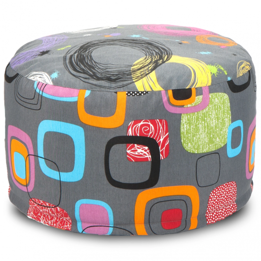 Пуфик мягкий Таблетка  Жаккард Мумбо