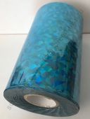 Фольга для ткани HX760 F04 Синяя призма, Рулонная, 640/210 мм, 120 м