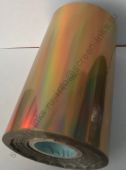 Фольга для ткани HX760 A05 Золото голография, Рулонная, 640/210 мм, 120 м