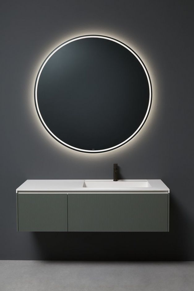 Модульный комплект мебели с раковиной Antonio Lupi BINARIO ФОТО