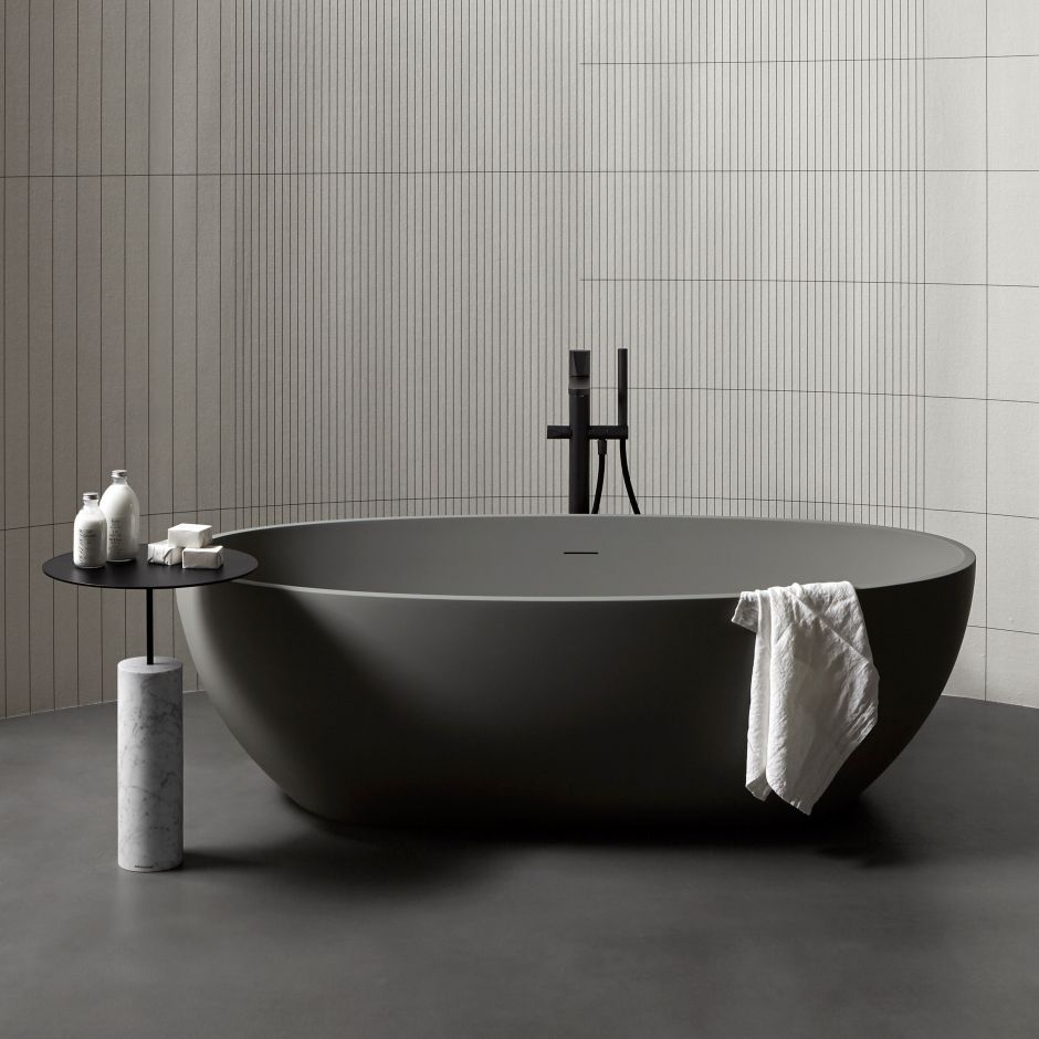 Столик для ванной Antonio Lupi BIVIO BIVIO4 основание MARMO CARRARA ФОТО