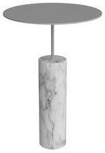 Изображение Столик для ванной комнаты Antonio Lupi BIVIO BIVIO4 основание NERO MARQUINIA