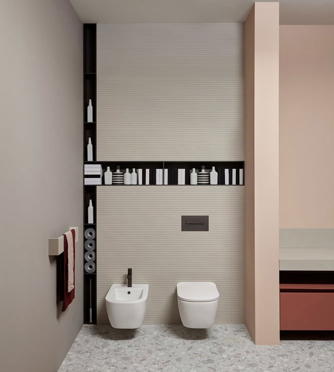 Колонна открытая встраиваемая Antonio Lupi на 5 секций ФОТО