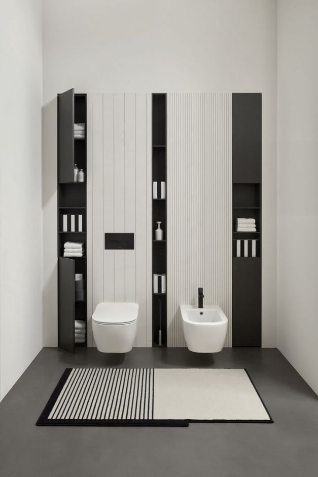 Шкаф в ванную комнату Antonio Lupi MEZZANA ФОТО