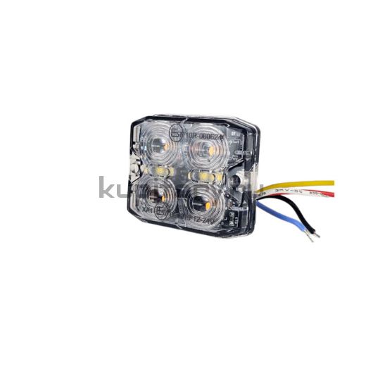 Оранжевый стробоскоп габарит 12W Cree с белой подсветкой KARAVAN PRO 17 режимов