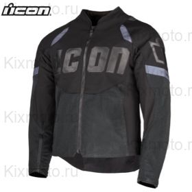Мотокуртка Icon Contra 3, чёрно-серая