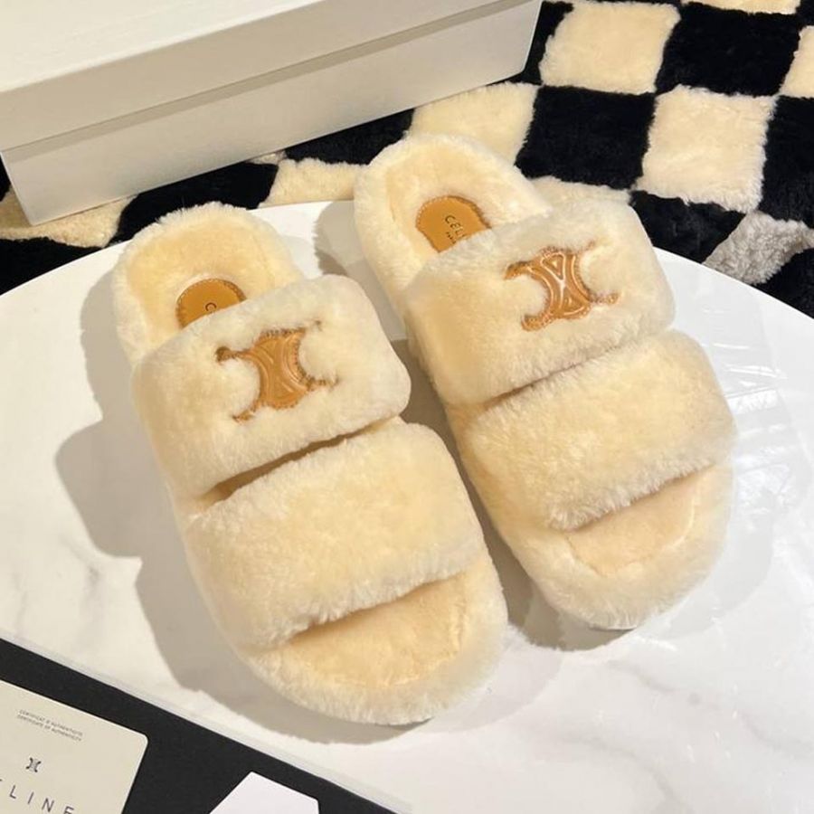 Тапочка меховые CELINE Premium